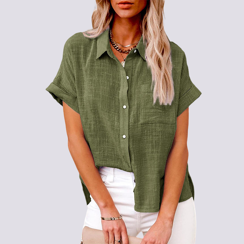 Nicole - Kurzarmshirt mit Tasche