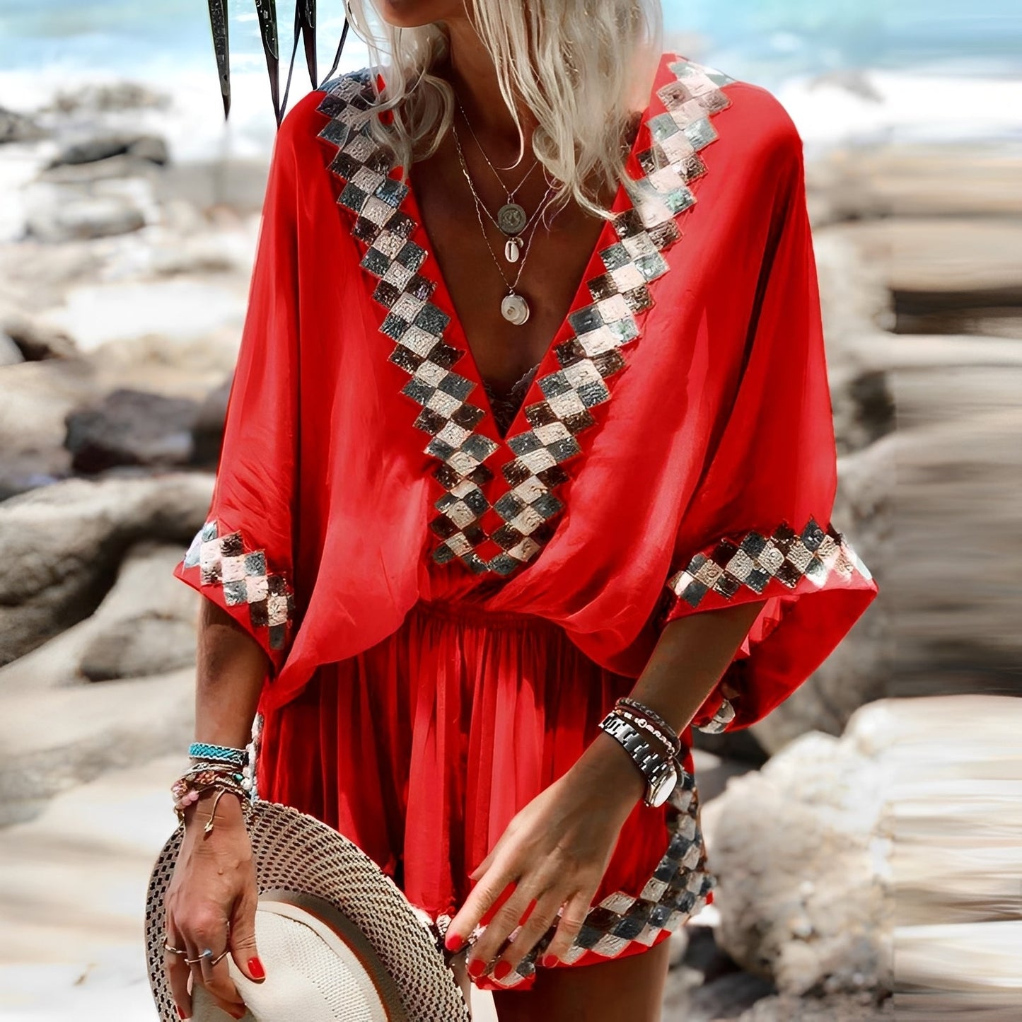 Jenn - Stilvoller Boho-Overall