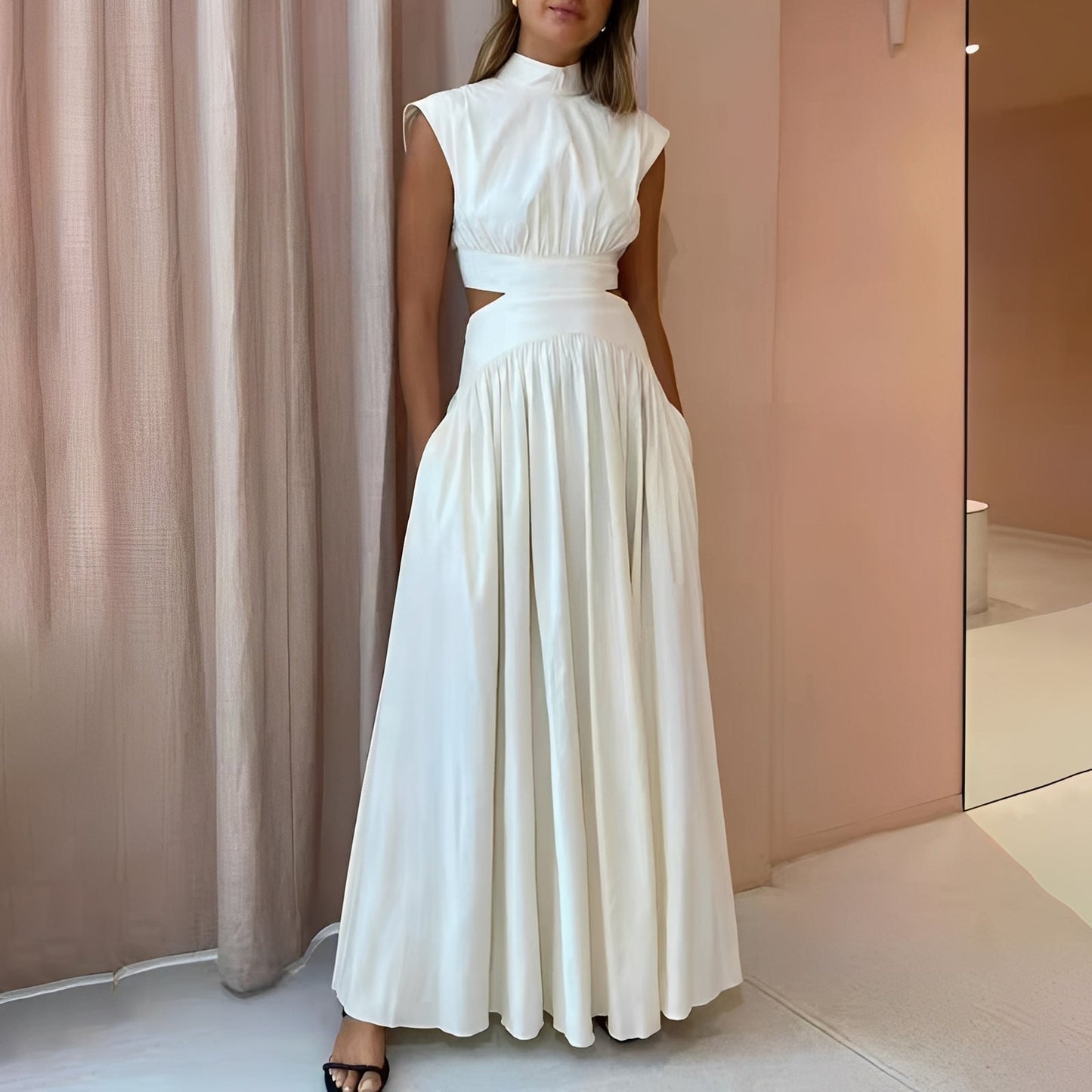 Isabella - Elegantes ärmelloses Kleid