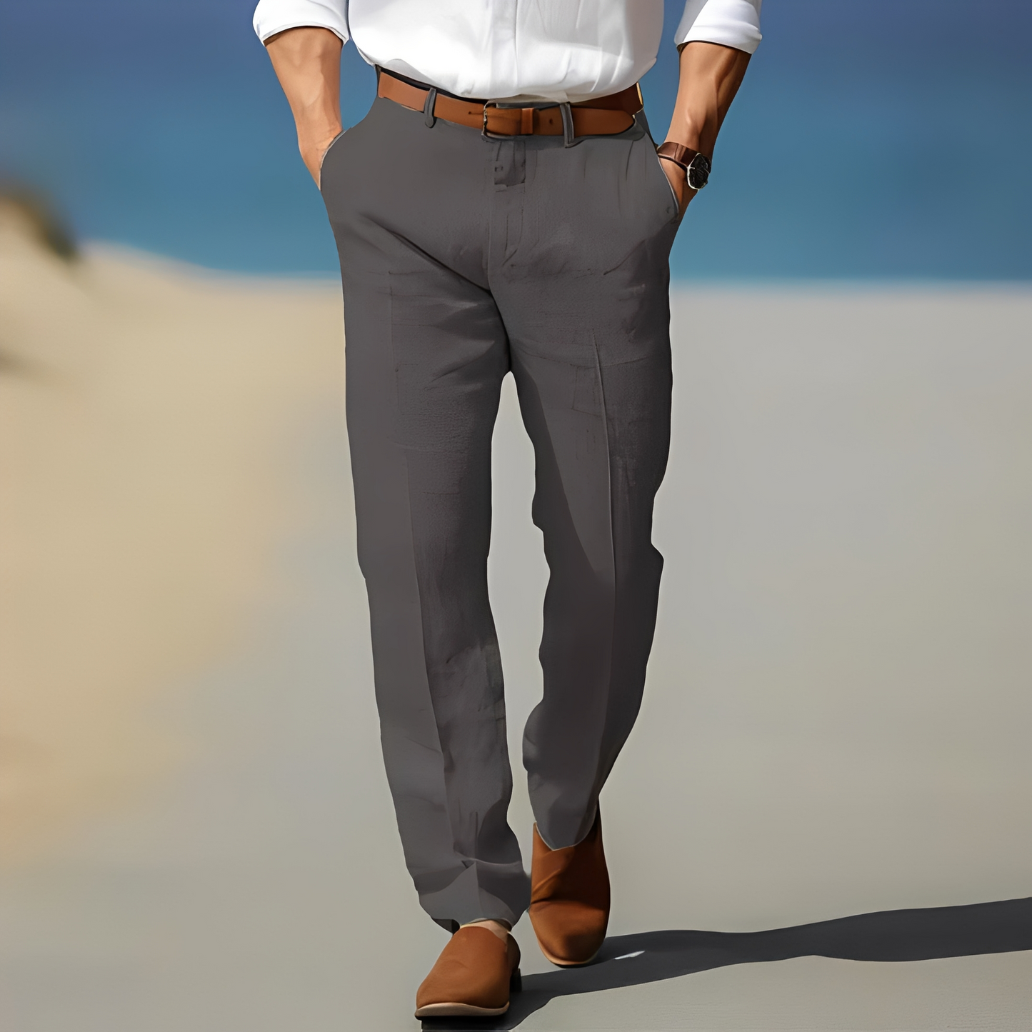 Kyle - Lässige knöchellange Hose für Herren