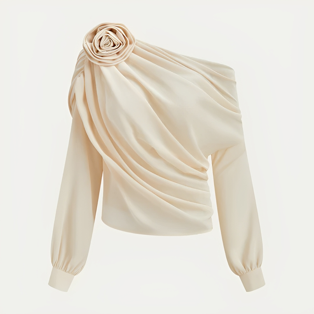 Ellise - Stilvolle asymmetrische Bluse