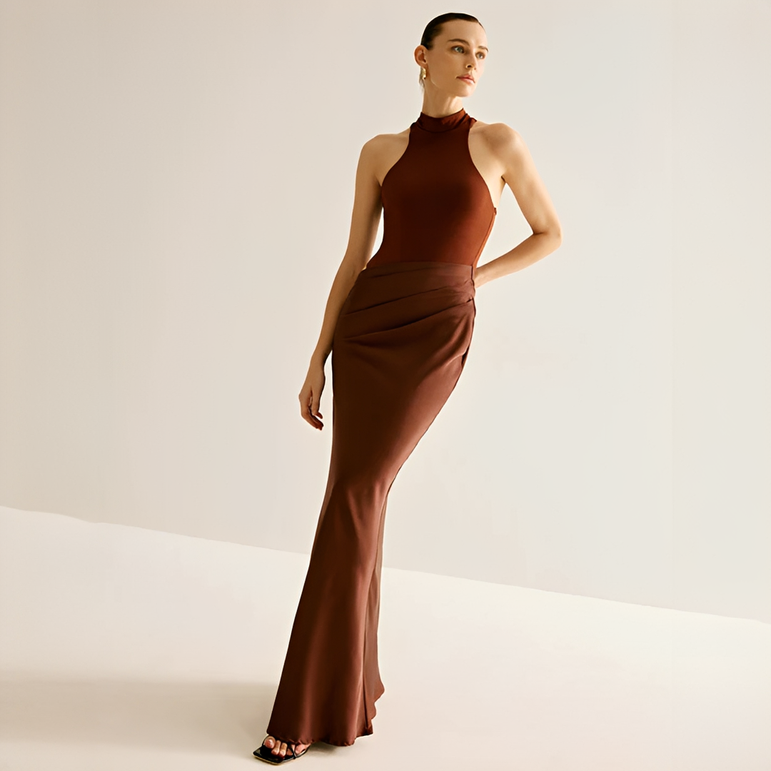 Shyanne - Modisches Schlankes Maxikleid