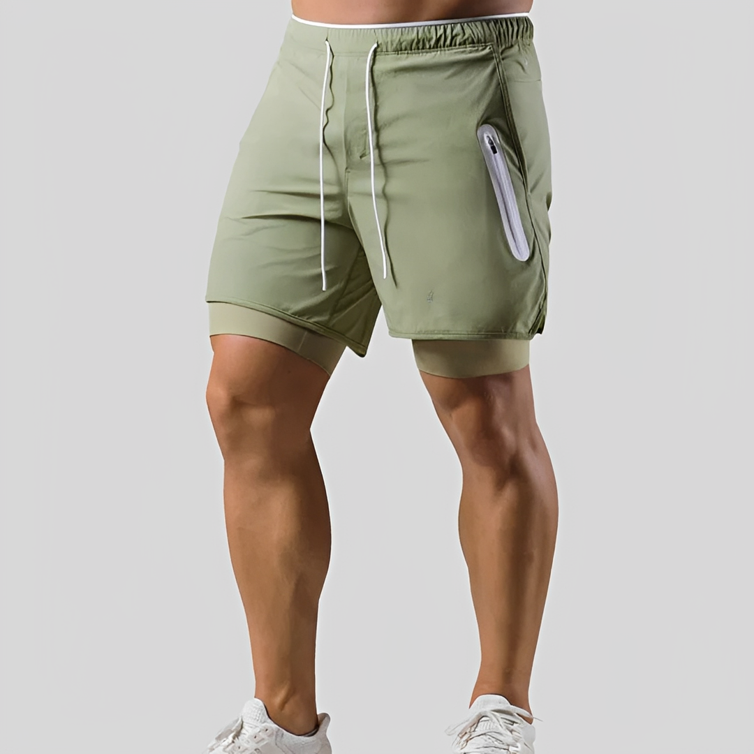 Steven - Herren Shorts - Doppellagig für sportliche Aktivitäten