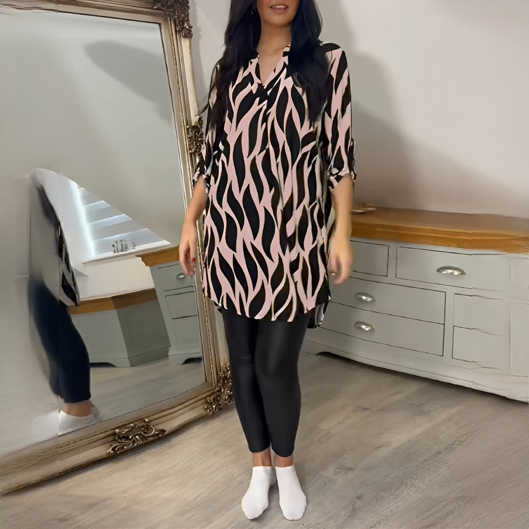 Desiree - Schicke Bluse mit V-Ausschnitt