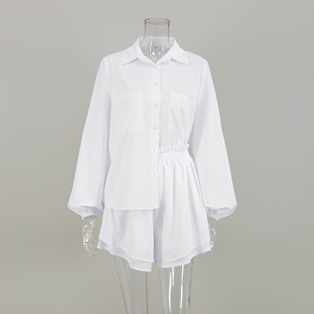 Larnie - Trendiges Top und Shorts-Set