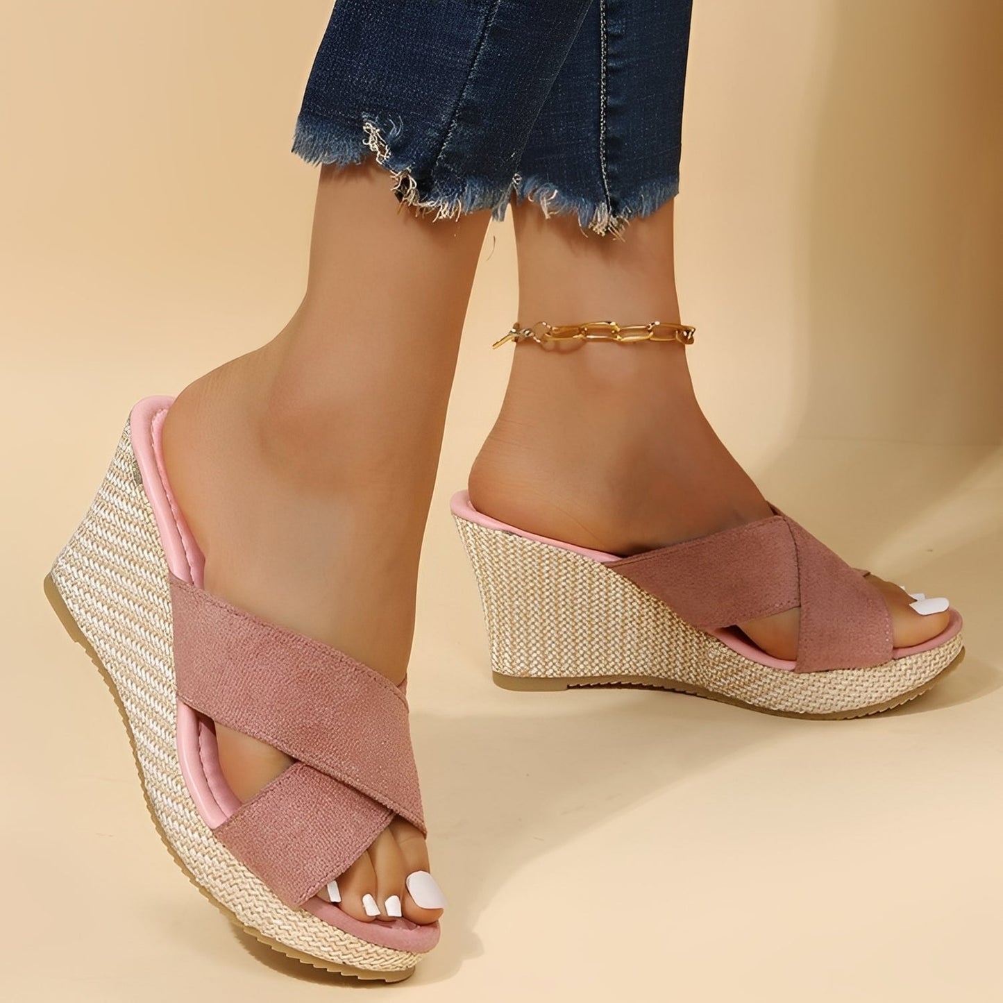 Julie - Trendige und komfortable Damen-Keilsandalen