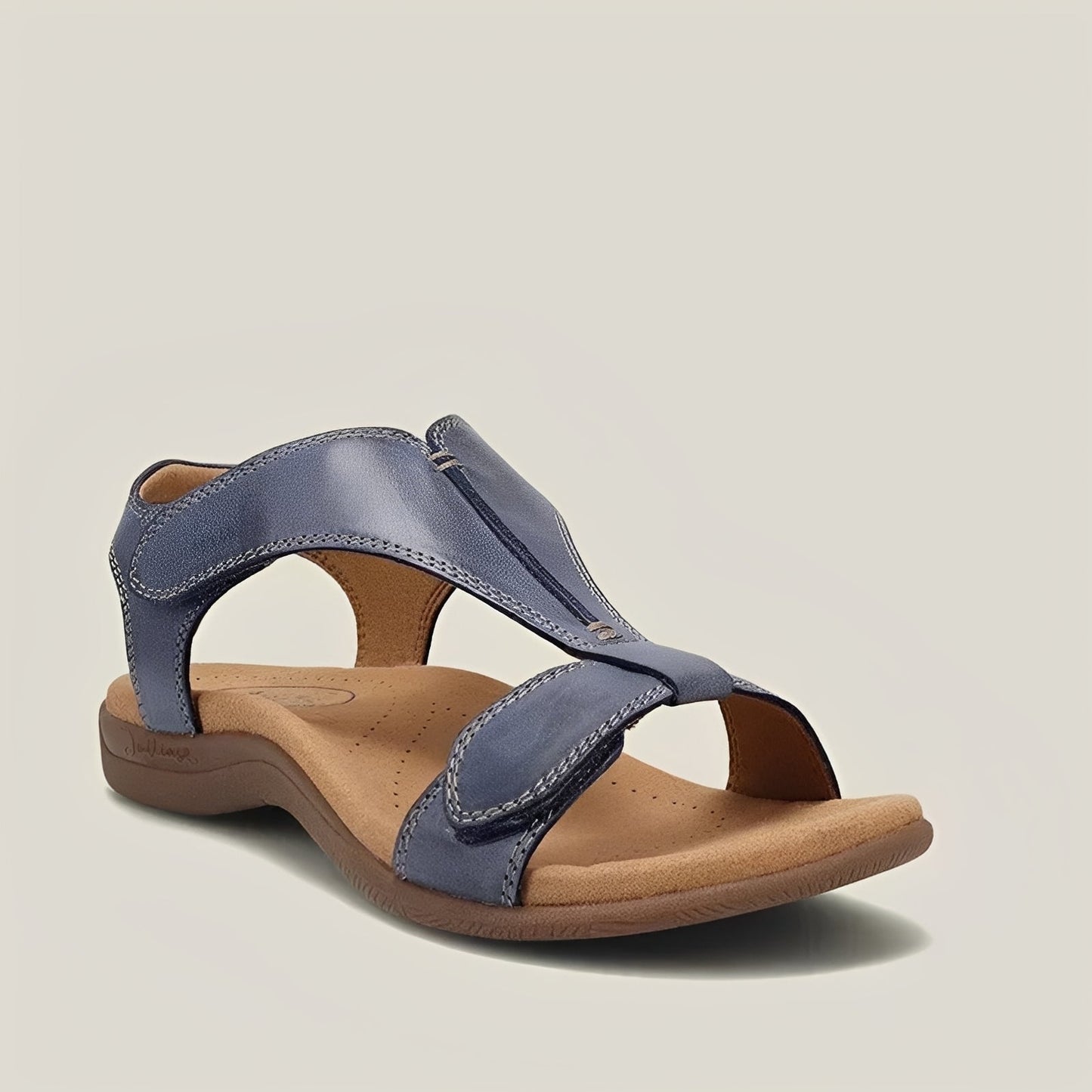 Sharon - Plateau-Sandalen mit Klettverschluss