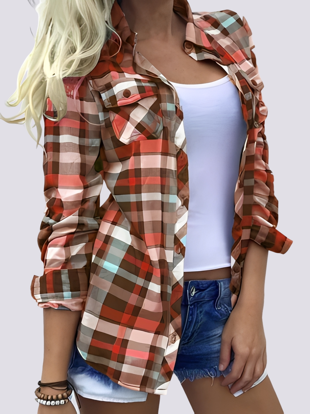 Charlotte - Langarmshirt in kräftigen Farben