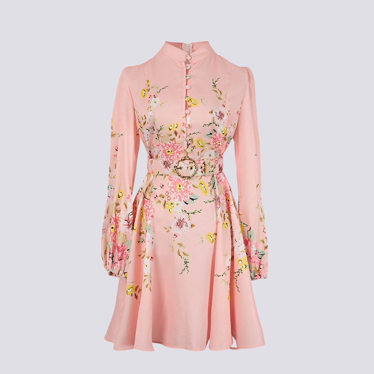 Saskia - Elegantes Minikleid mit Knopfleiste für Damen