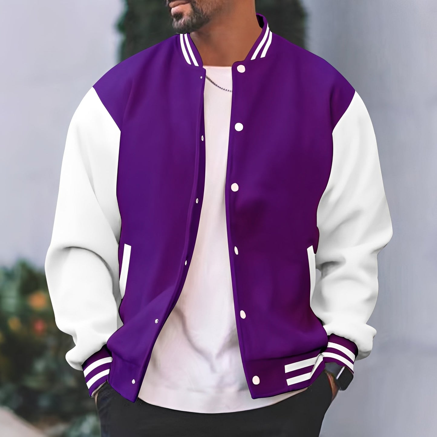 Greg - Modische Herren-Bomberjacke mit lockerer Passform