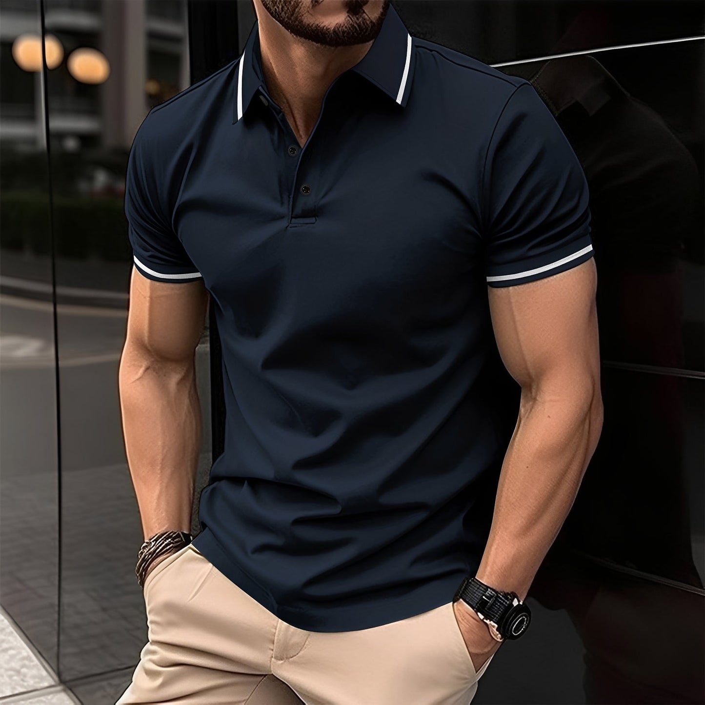Frank - Elegantes Polohemd mit Reverskragen