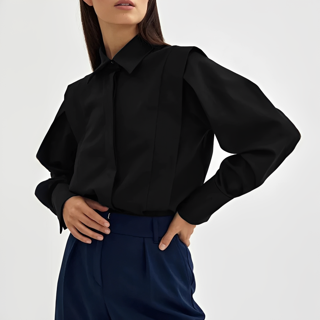 Cecile - Elegantes übergroßes Hemd