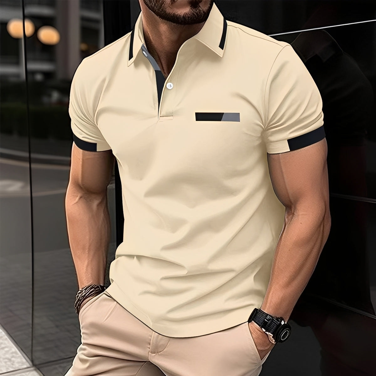 Julian - Stilvolles und sportliches Polohemd mit Reverskragen für Herren