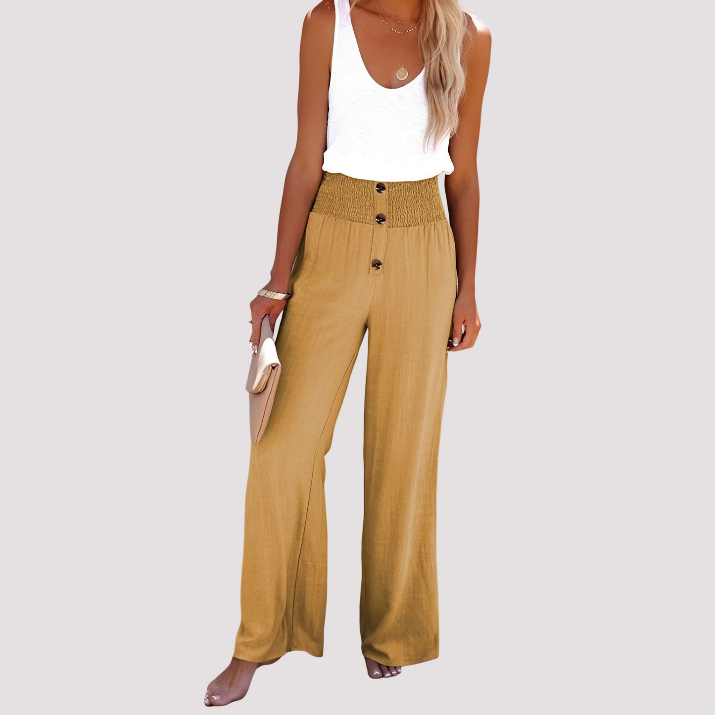 Christa - Bequeme Hose mit hohem Bund