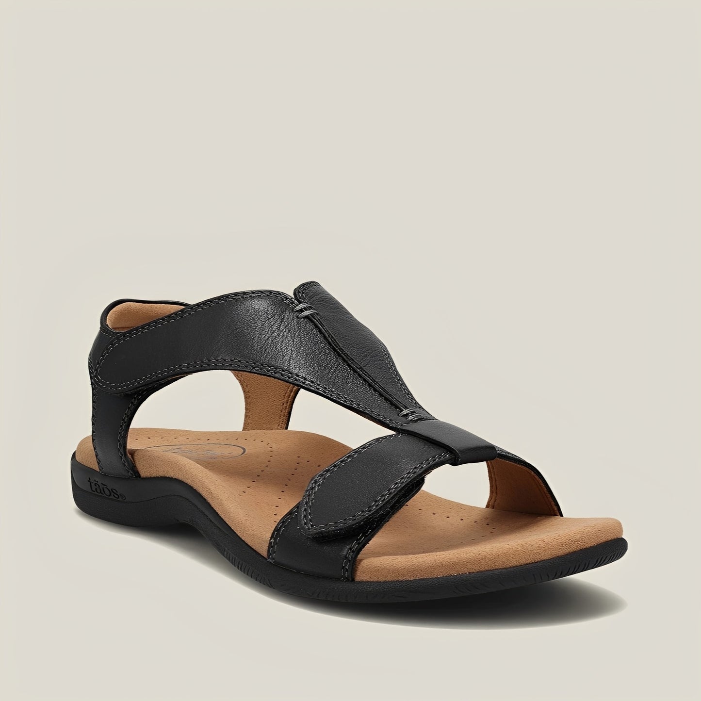 Sharon - Plateau-Sandalen mit Klettverschluss