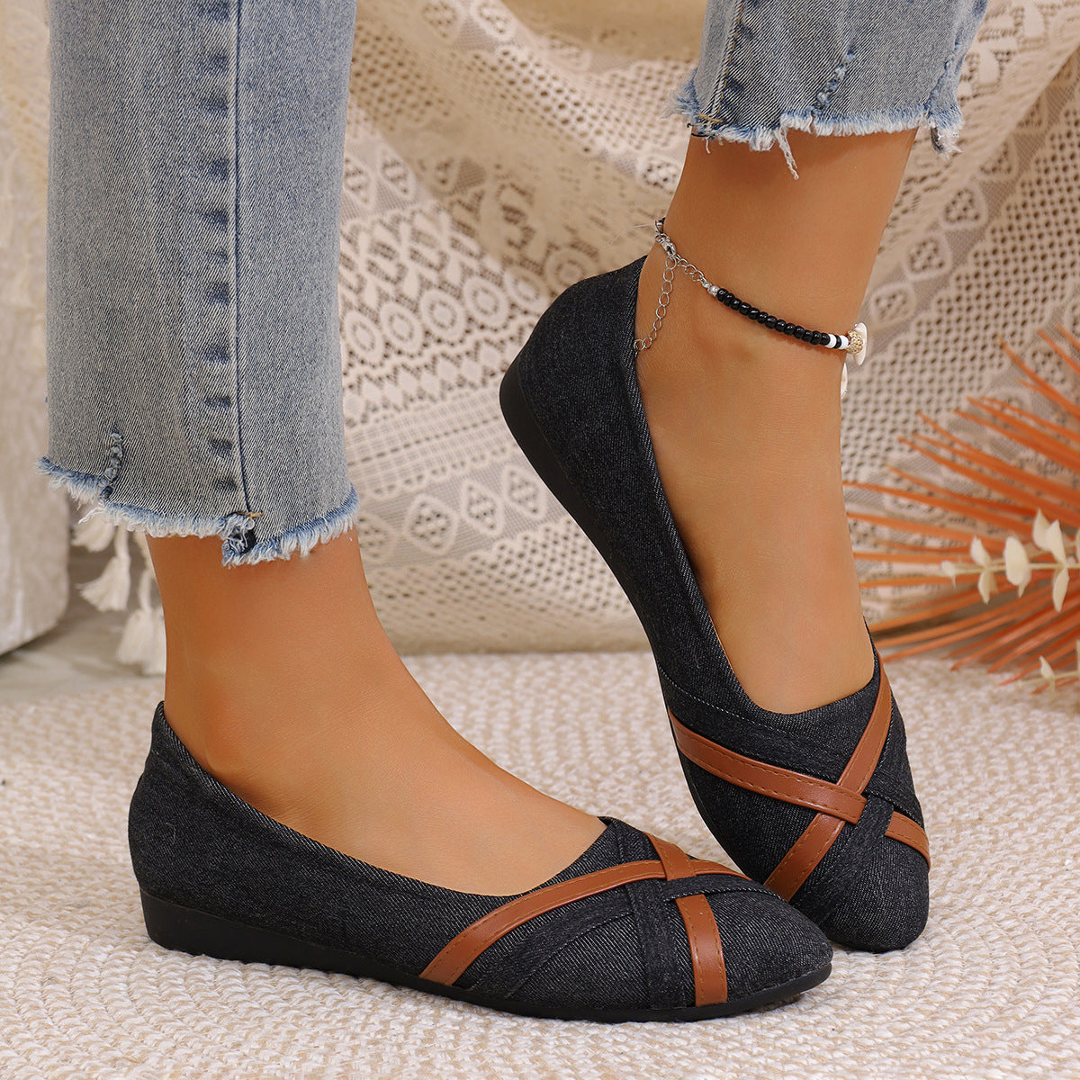 Leora - Elegante Damenschuhe mit Kreuzriemen