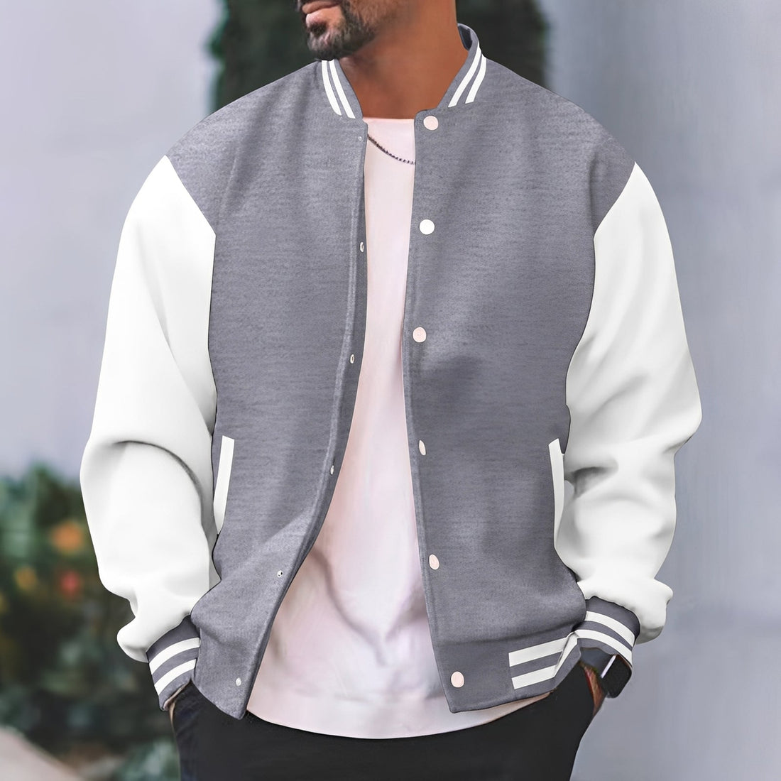 Greg - Modische Herren-Bomberjacke mit lockerer Passform