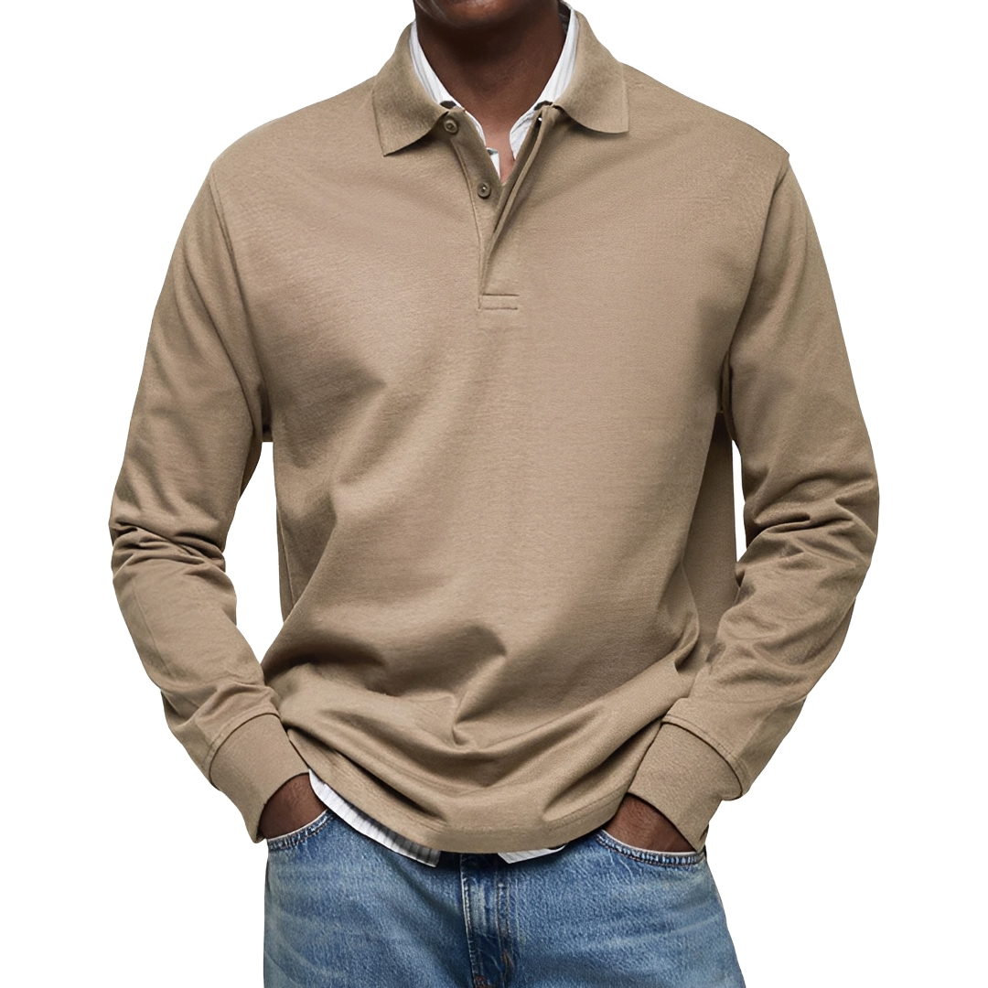 Argus - Langarm-Polo für Herren