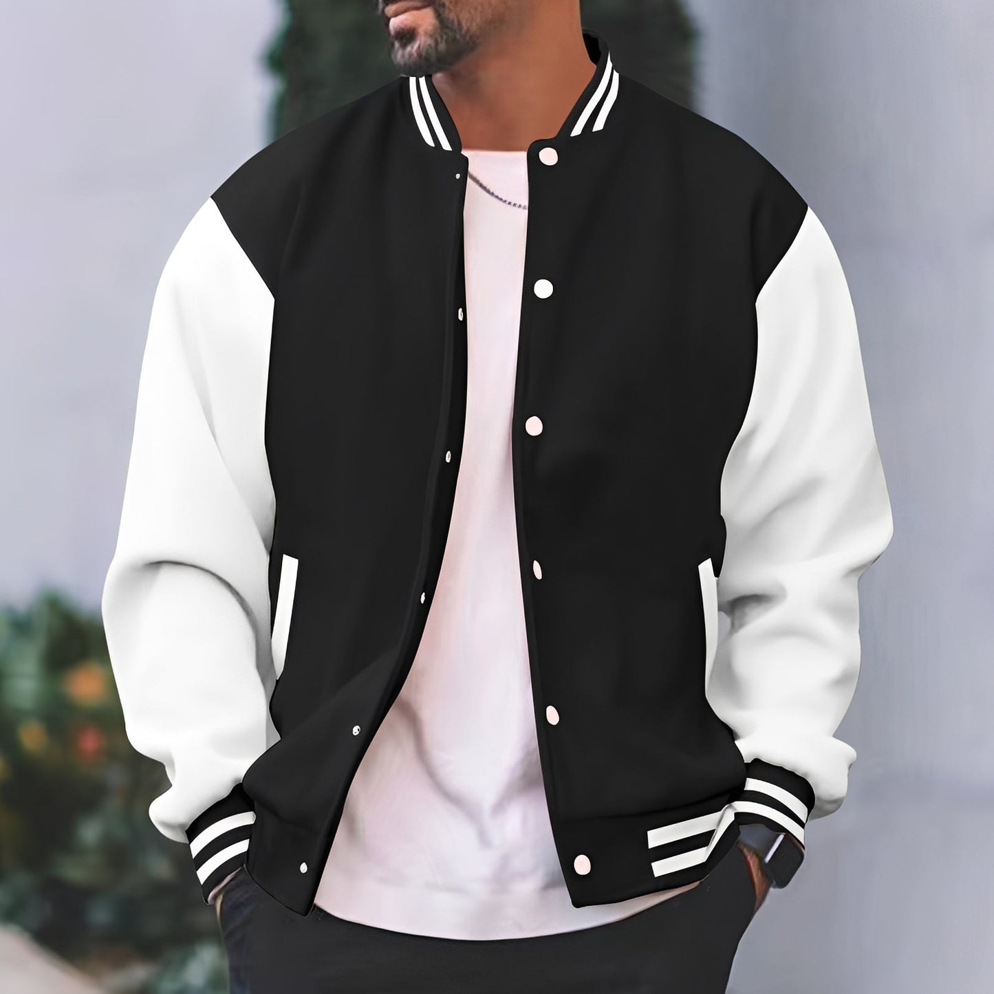 Greg - Modische Herren-Bomberjacke mit lockerer Passform