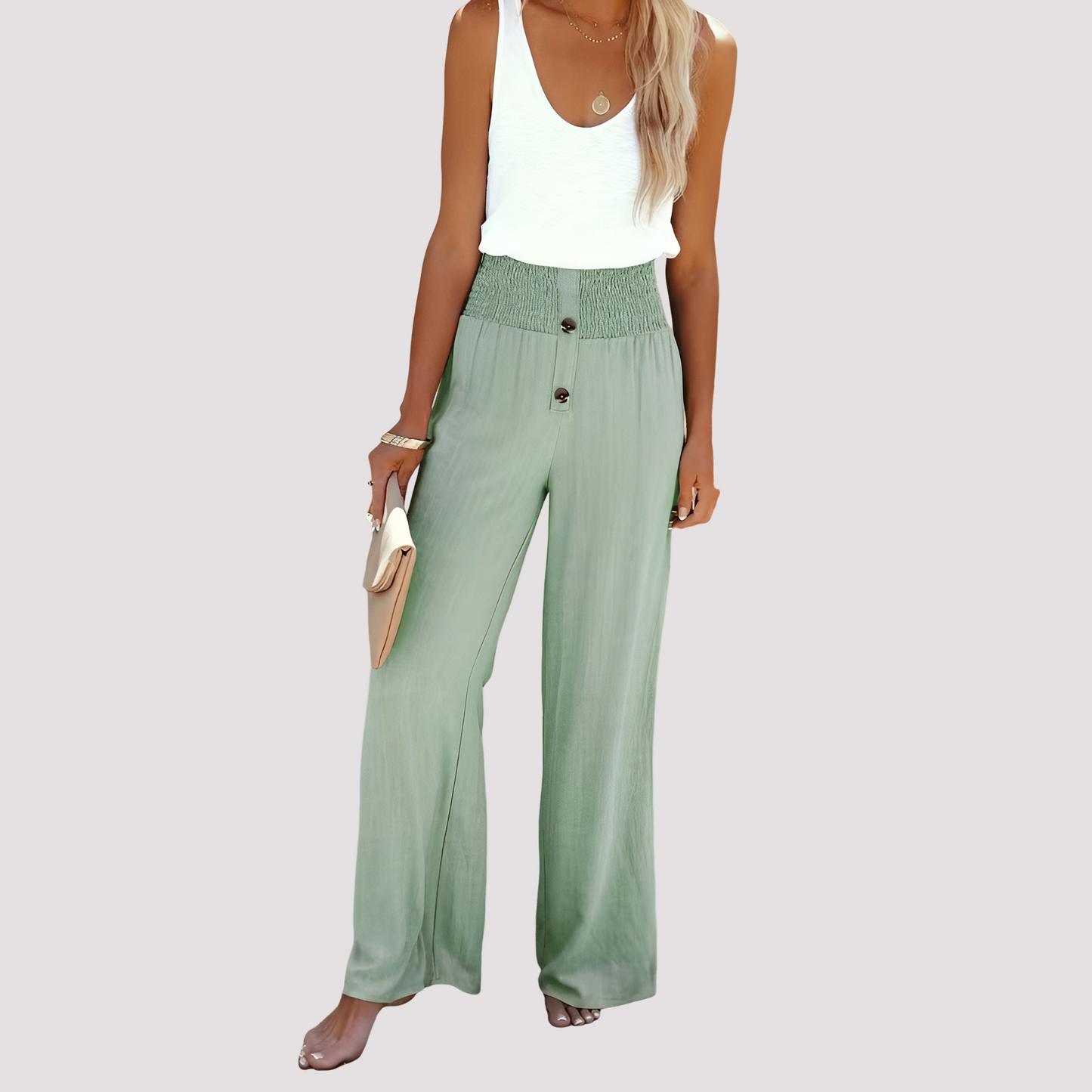 Christa - Bequeme Hose mit hohem Bund