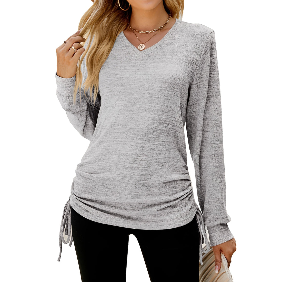 Ellaine - Stilvolles Damen-Top mit V-Ausschnitt