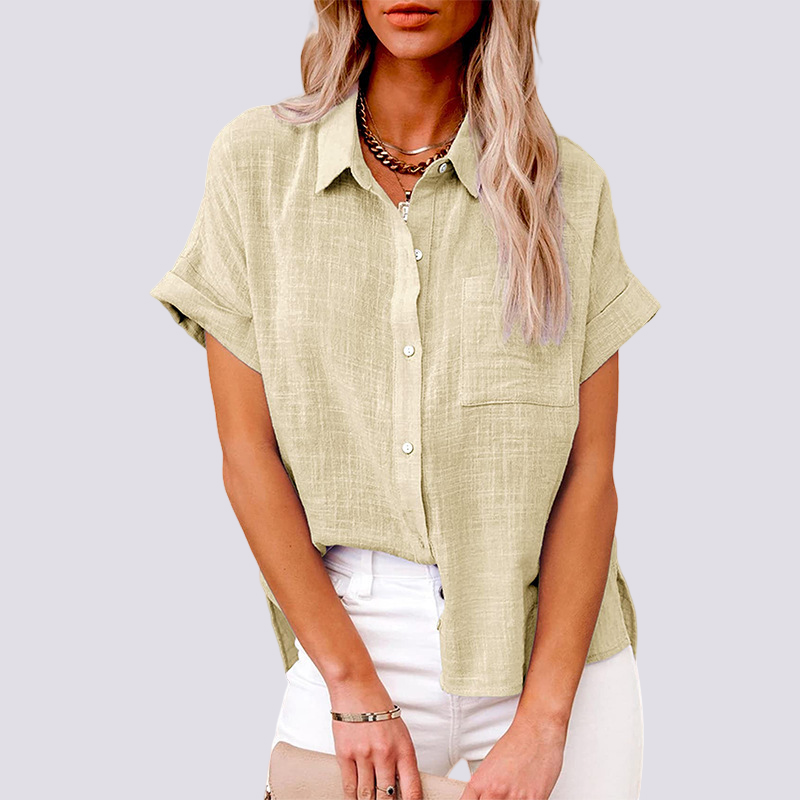 Nicole - Kurzarmshirt mit Tasche