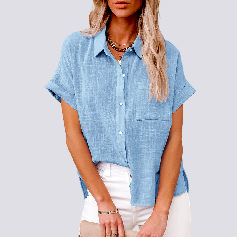 Nicole - Kurzarmshirt mit Tasche
