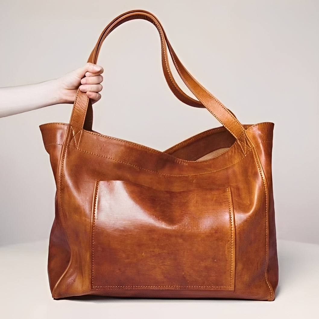 Davina - Große Schultertasche im klassischen Design