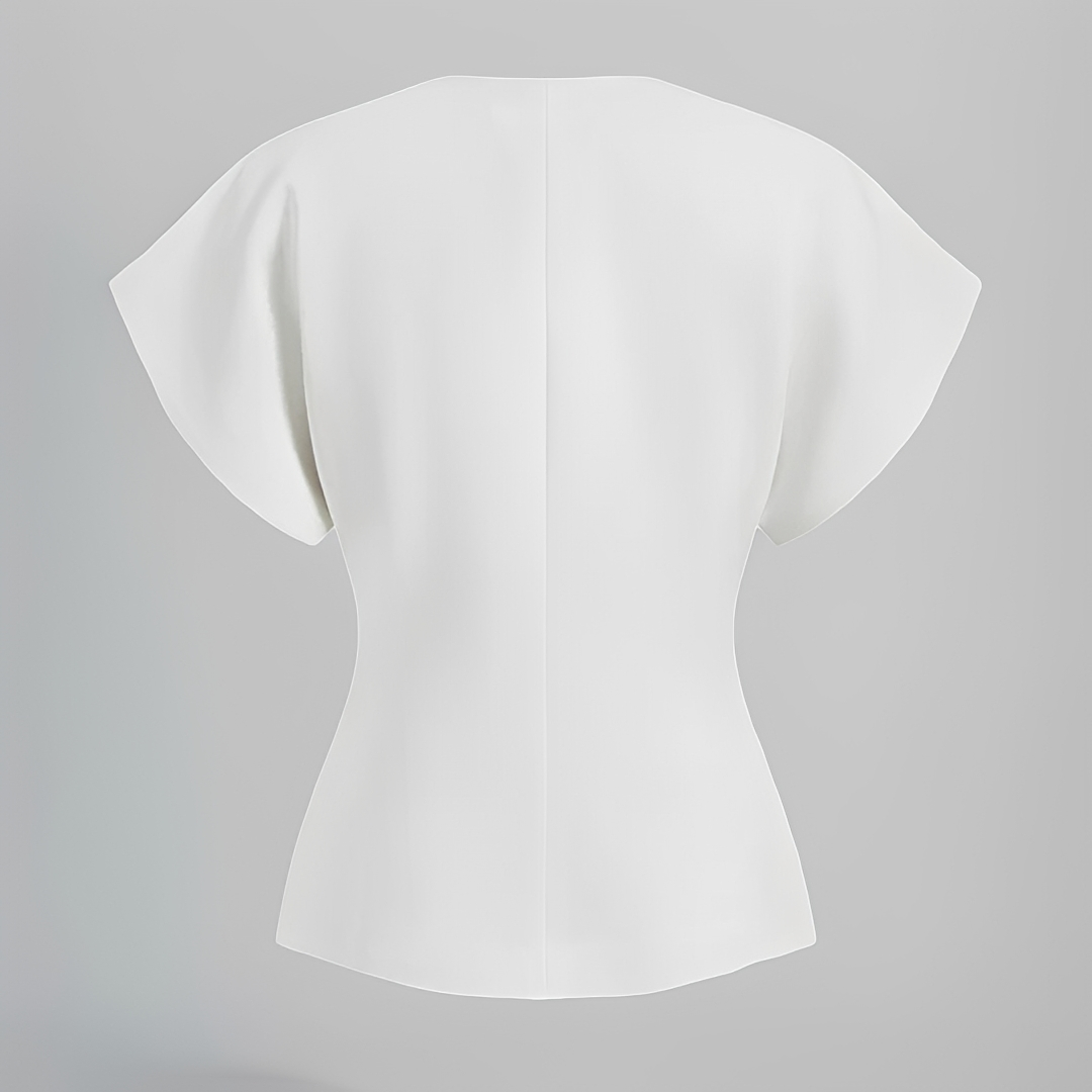 Ariella - Trendy V-Ausschnitt Bluse