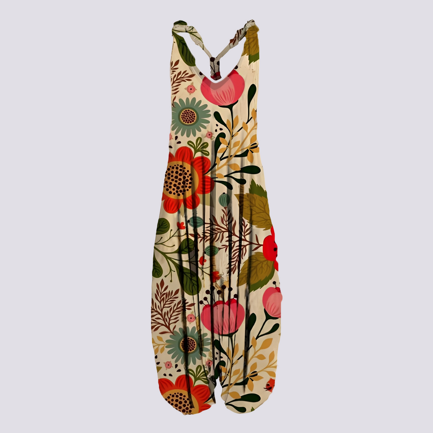 Jennifer - Bequemer ärmelloser Jumpsuit