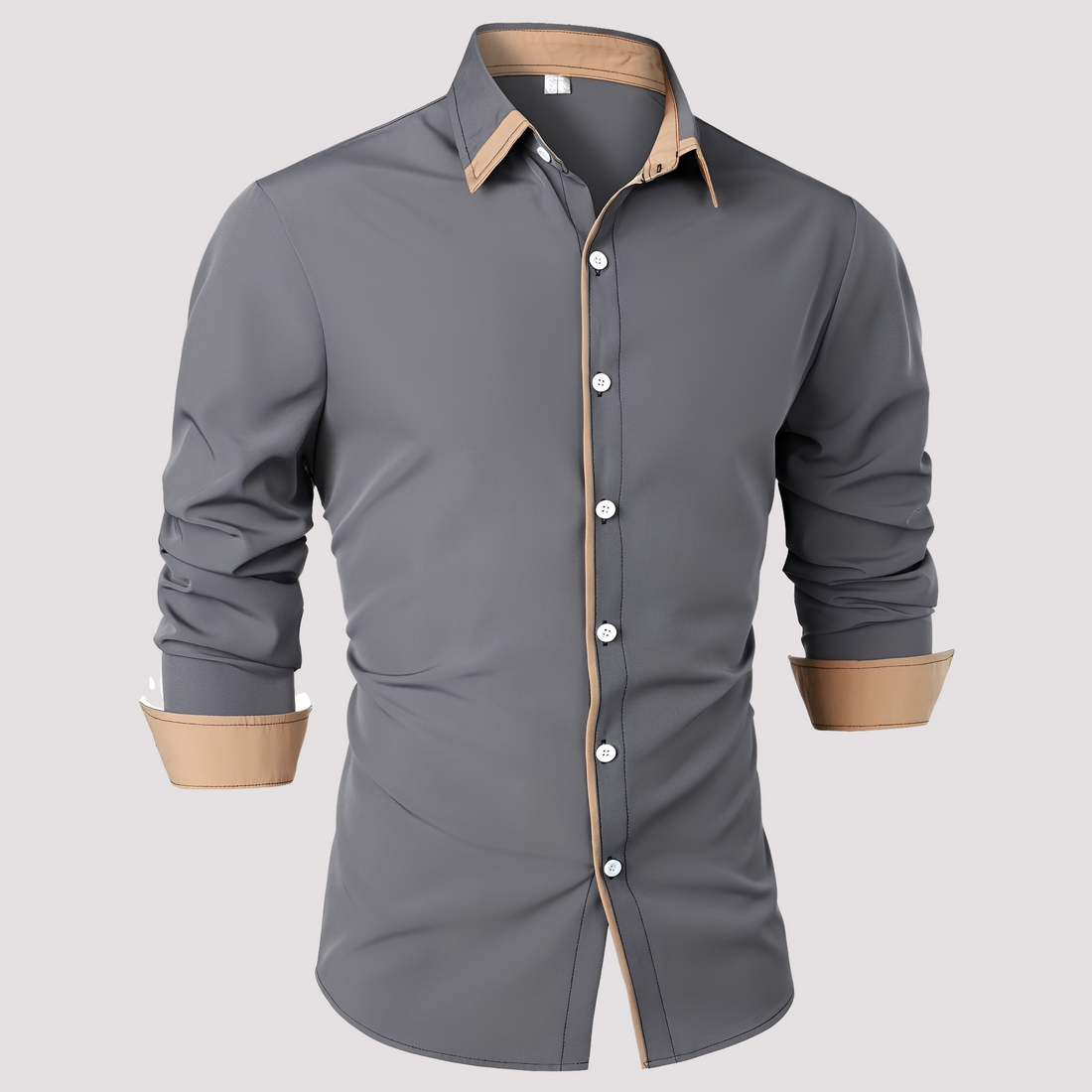 Samuel - Stilvolles Langarm-Overshirt für Herren
