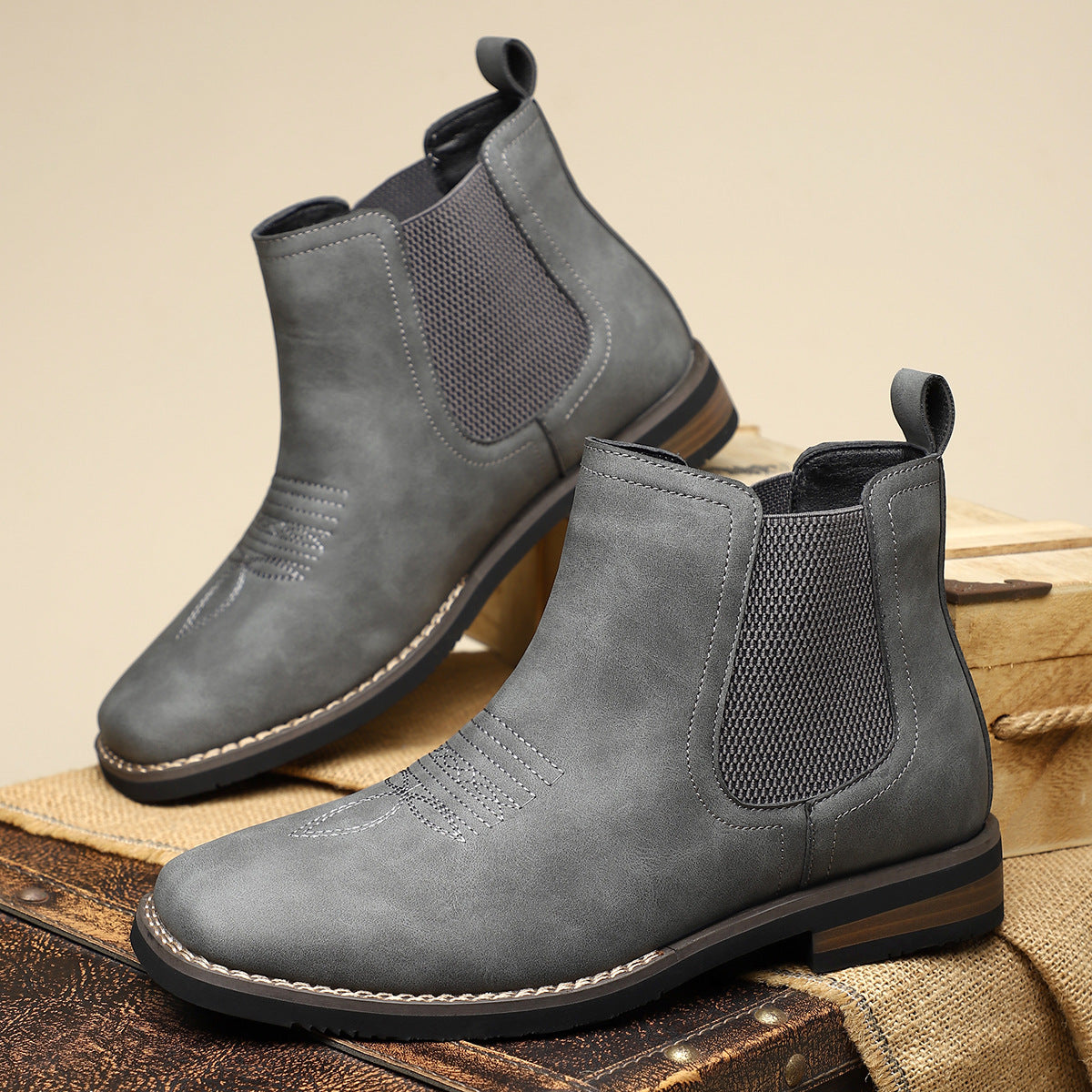 Carson - Stilvolle Stiefel in mittlerer Höhe