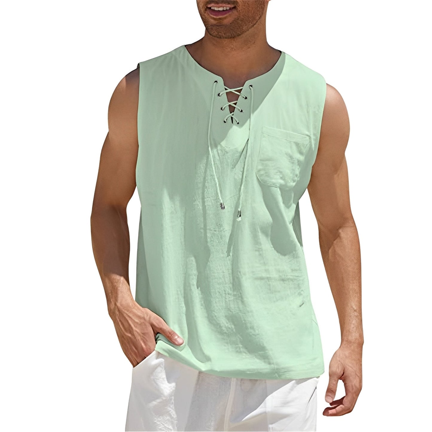 Alexia - Bequemes Herren-Tanktop ohne Ärmel