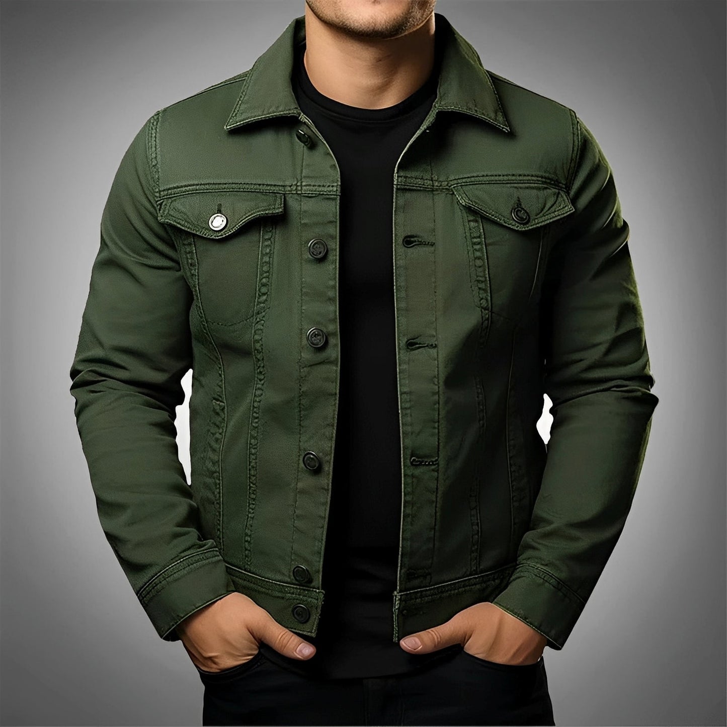Leroy - Stilvolle Herren-Jeansjacke