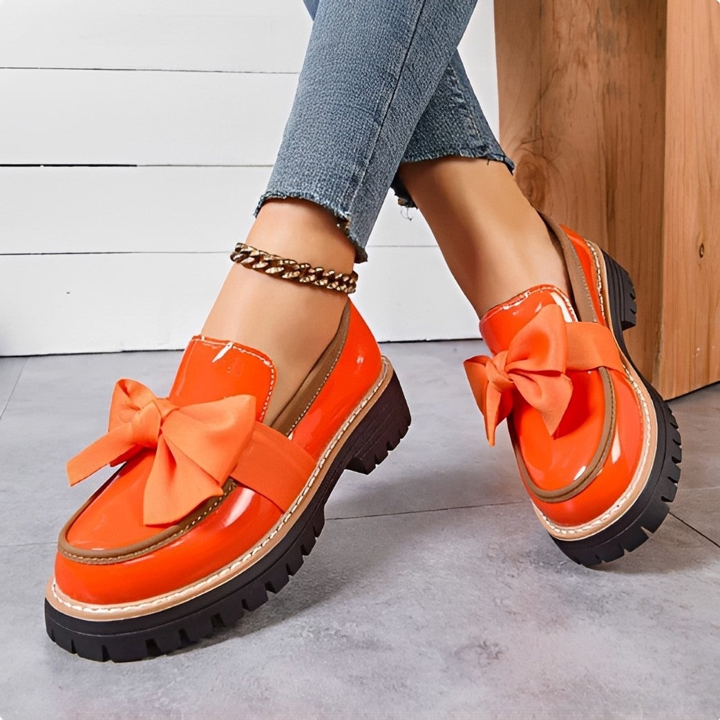 Miley - Trendige Loafer mit Schleifendetail