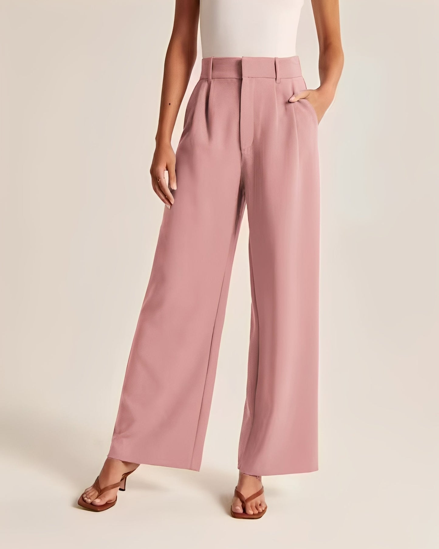 Ruth - Stilvolle Damenhose mit weitem Bein