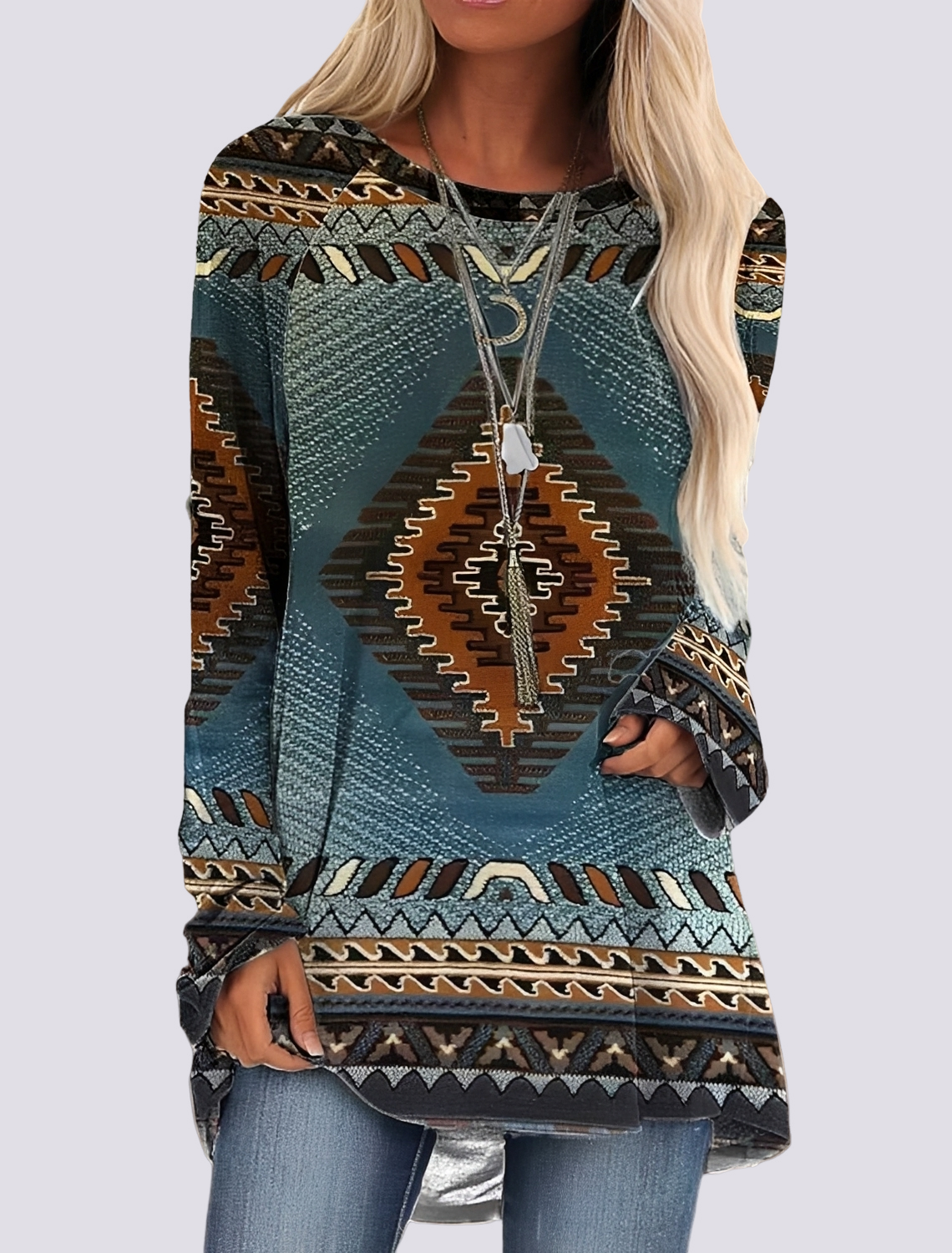 Monica - Schickes Ethno-Hemdkleid
