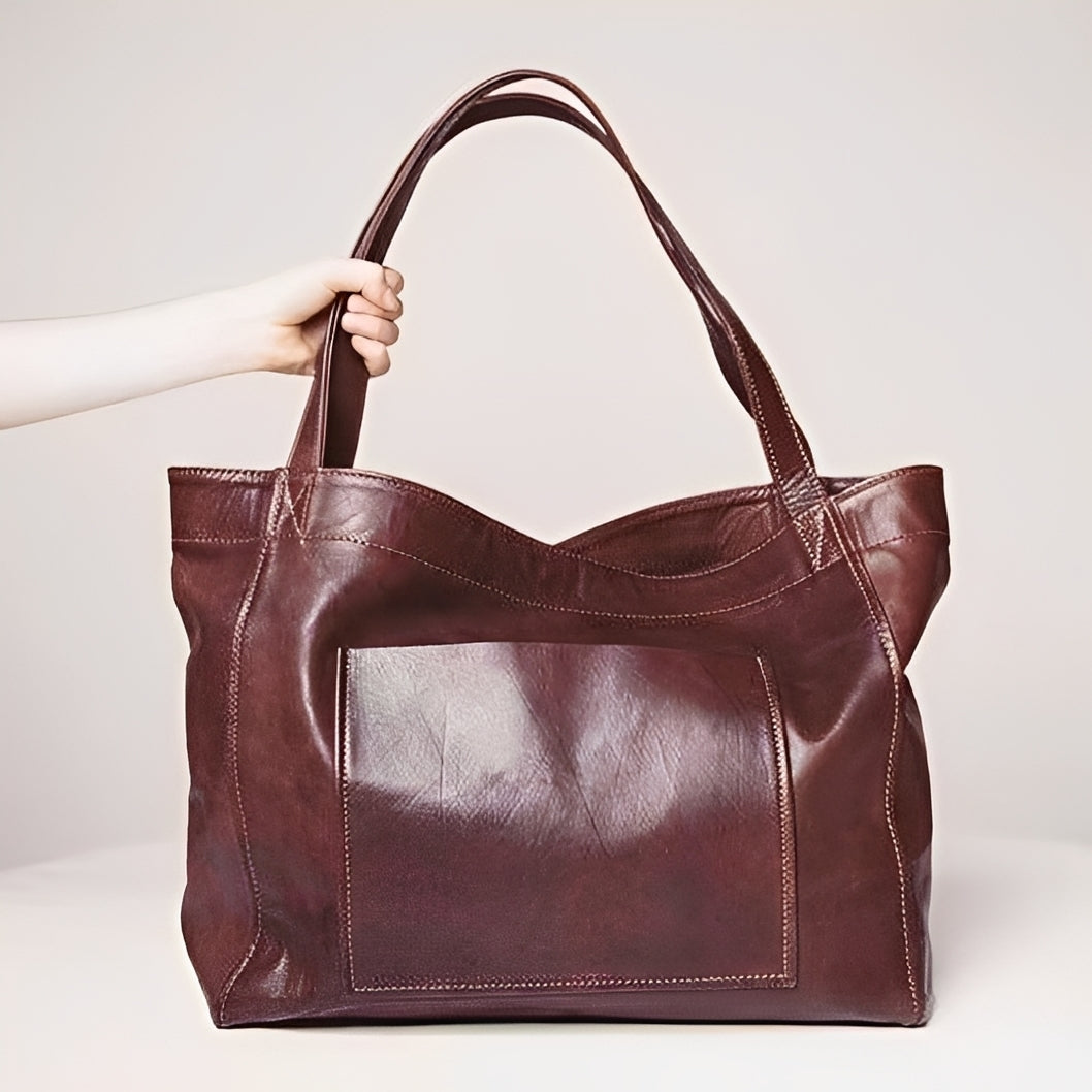 Davina - Große Schultertasche im klassischen Design