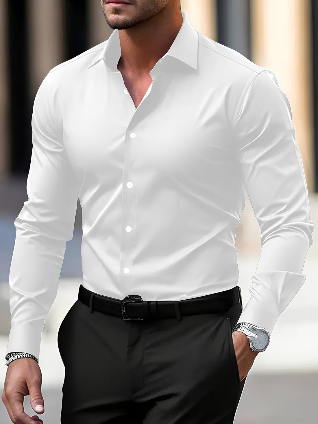 Jeremy – Herren-Langarmhemd – für Alltag und feierliche Anlässe