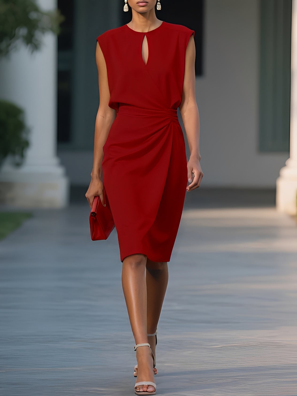 Ashley – Damen-Midikleid – für spezielle Anlässe