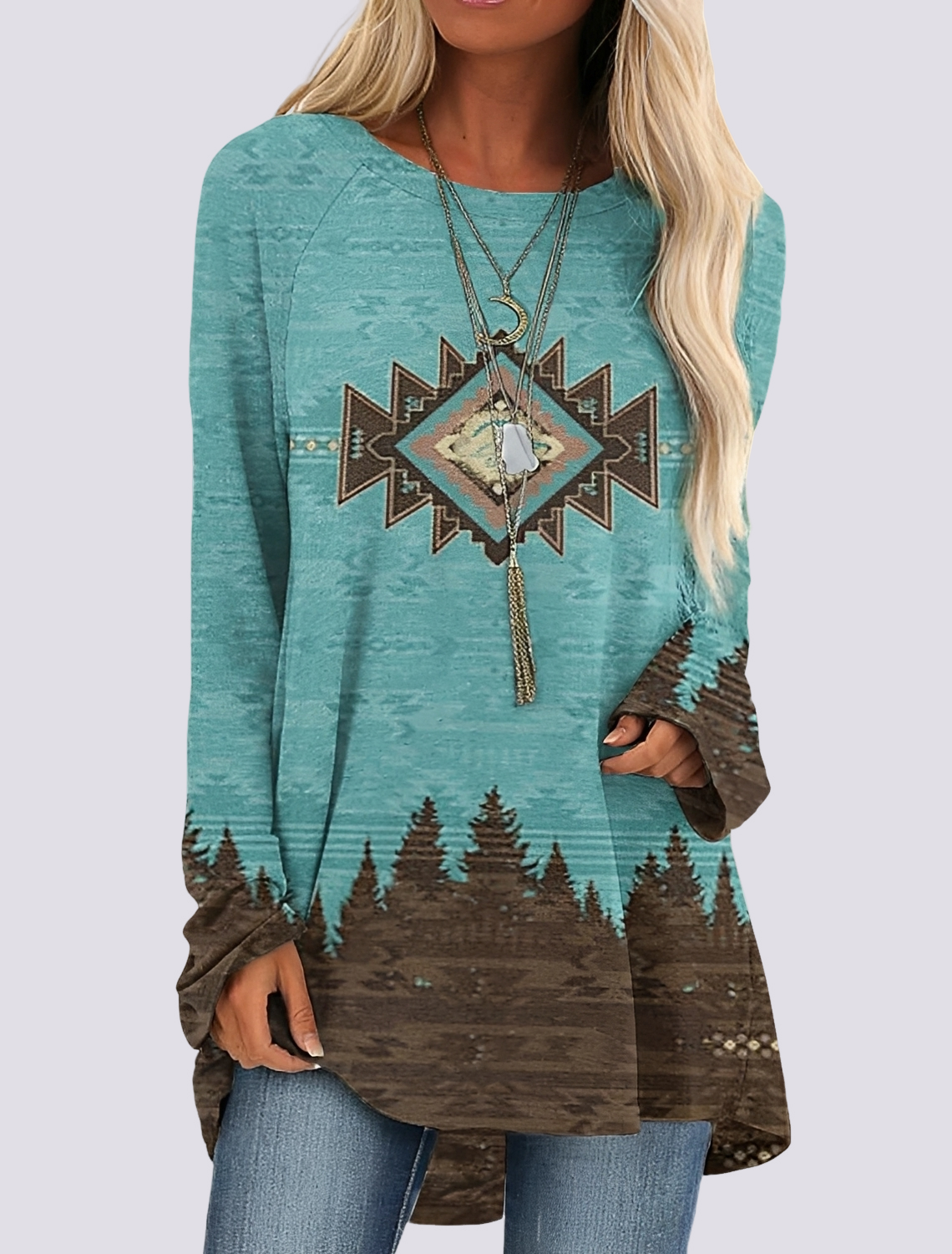 Monica - Schickes Ethno-Hemdkleid