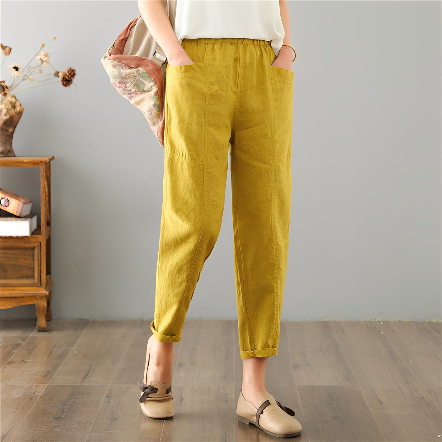 Gretchen - Bequeme Freizeithose mit Taschen für Damen