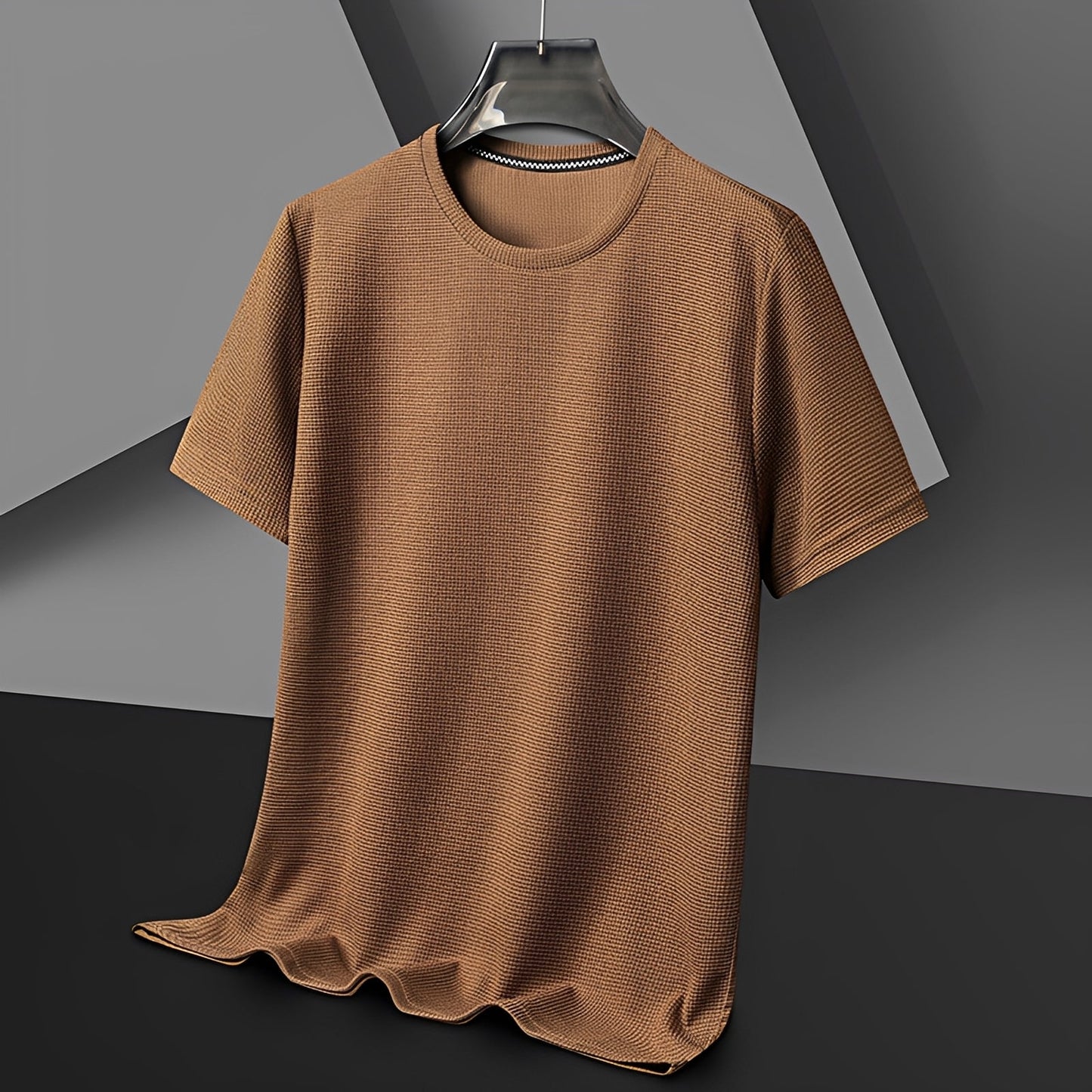 Jed - Bequemes Waffelshirt