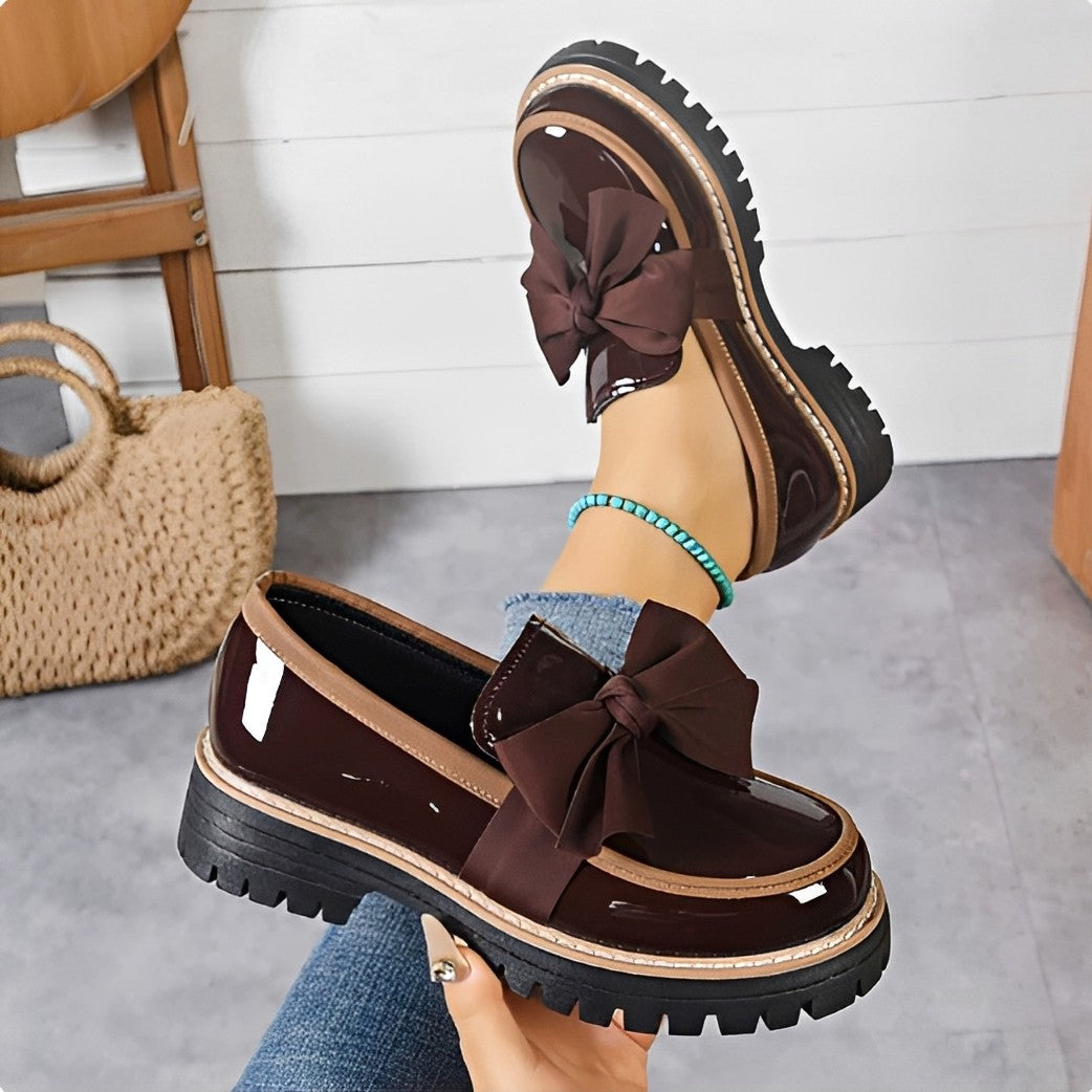 Miley - Trendige Loafer mit Schleifendetail