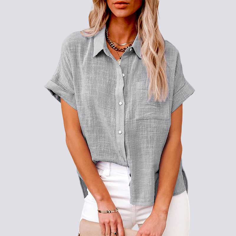 Nicole - Kurzarmshirt mit Tasche