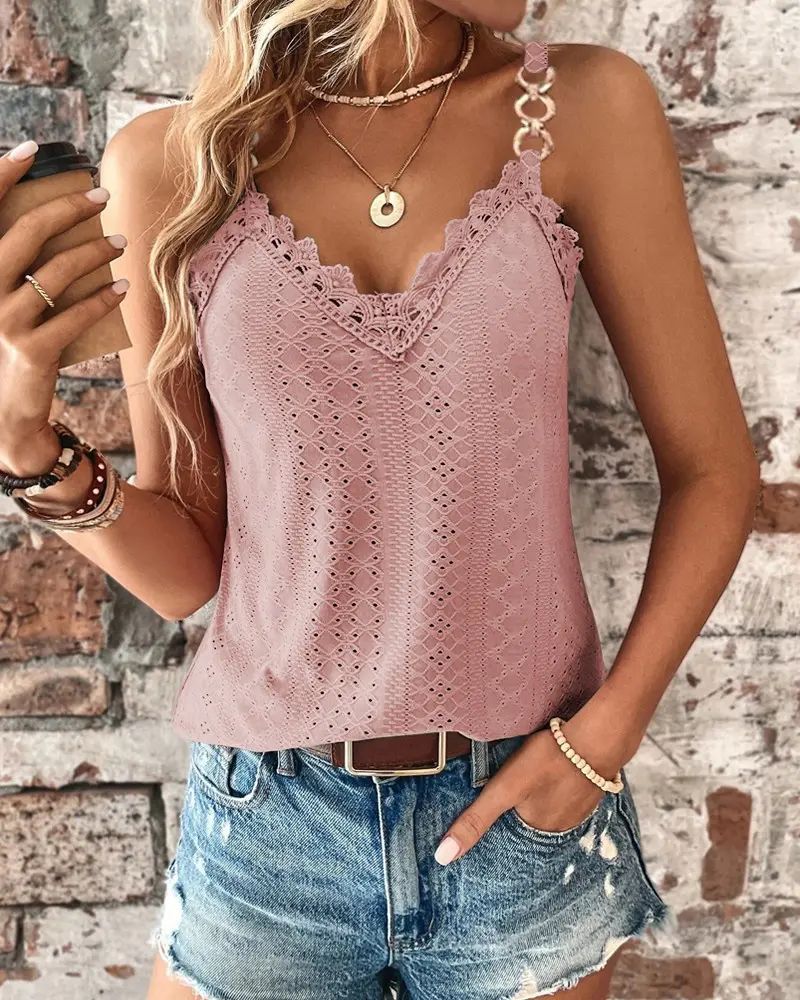 Manda - Elegantes Top mit Spaghettiträgern für Damen
