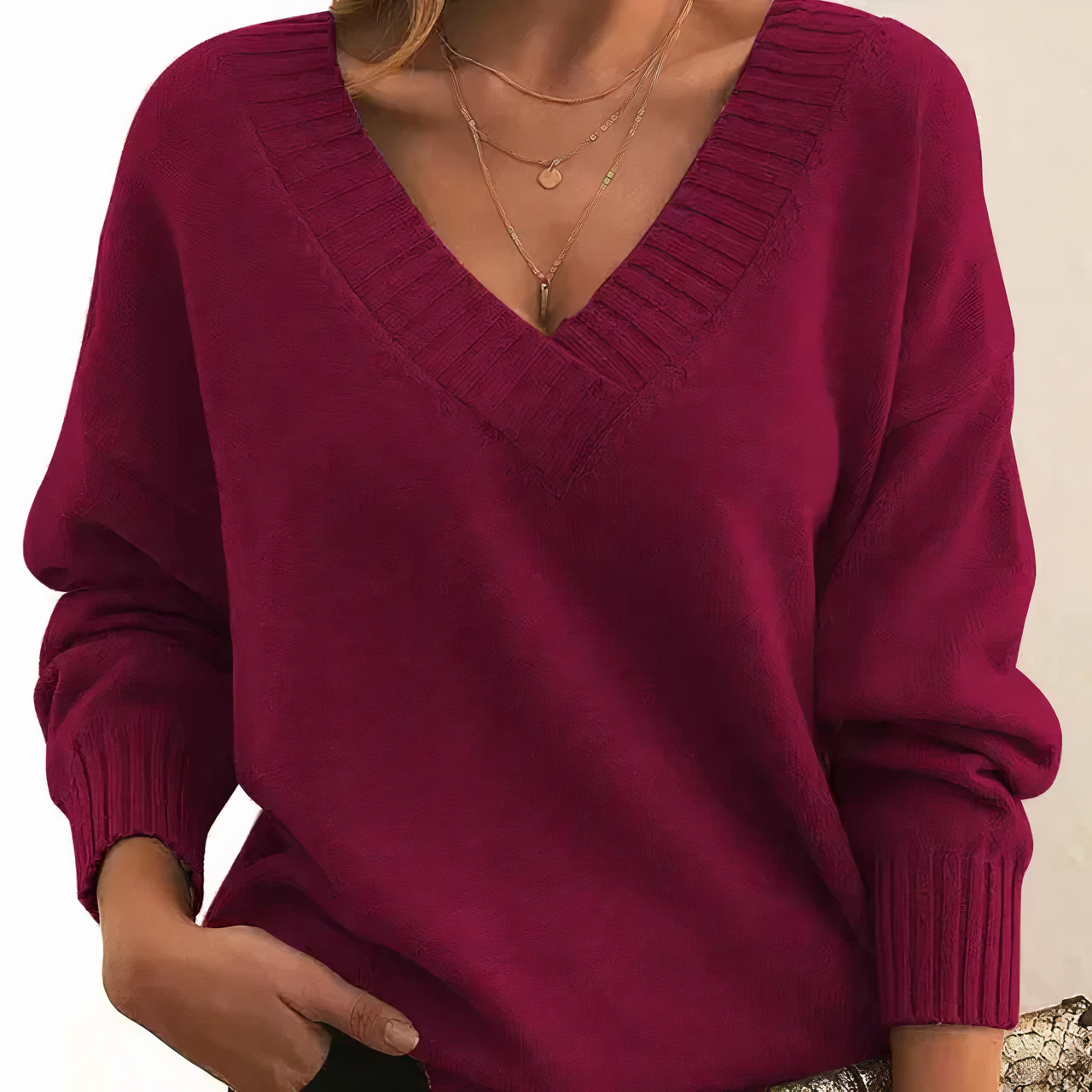 Podzim – Eleganter Damenpullover weich