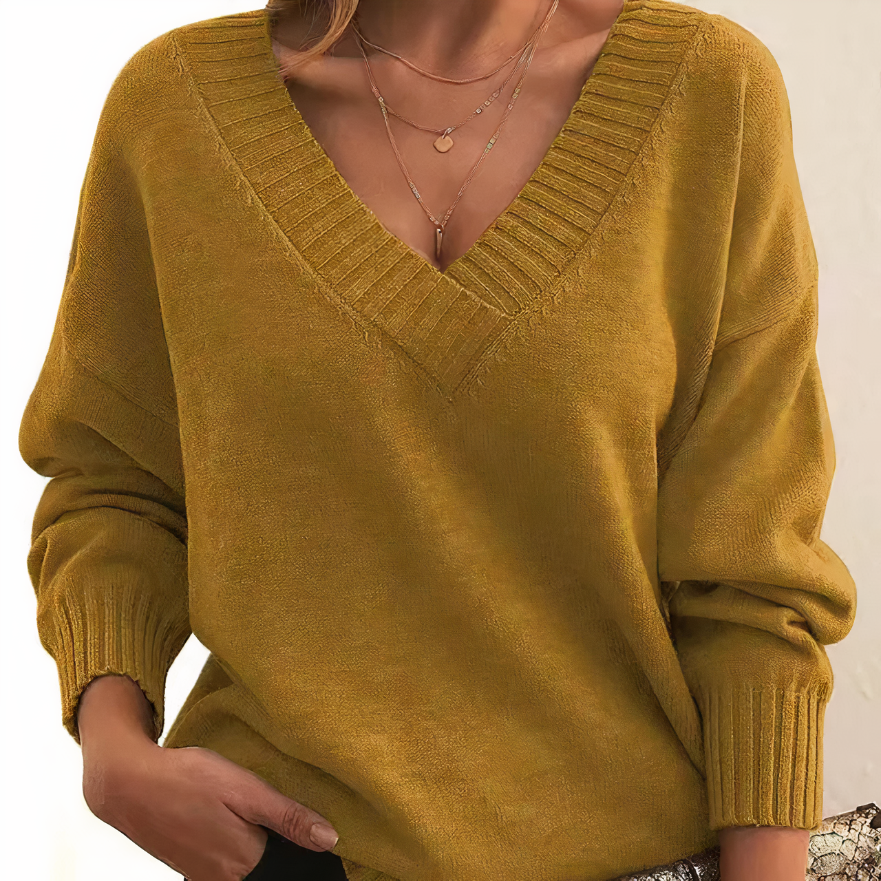 Podzim – Eleganter Damenpullover weich