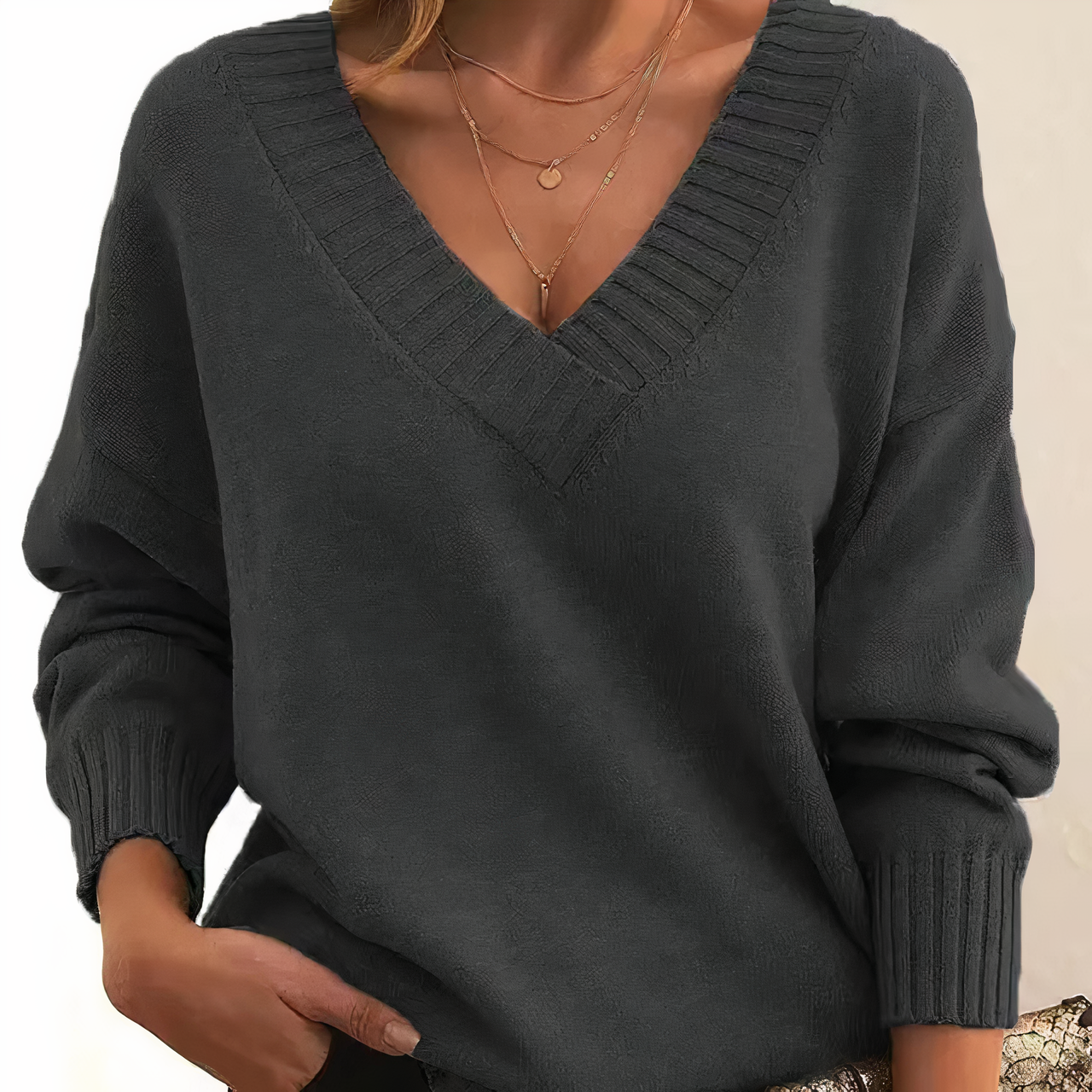 Podzim – Eleganter Damenpullover weich