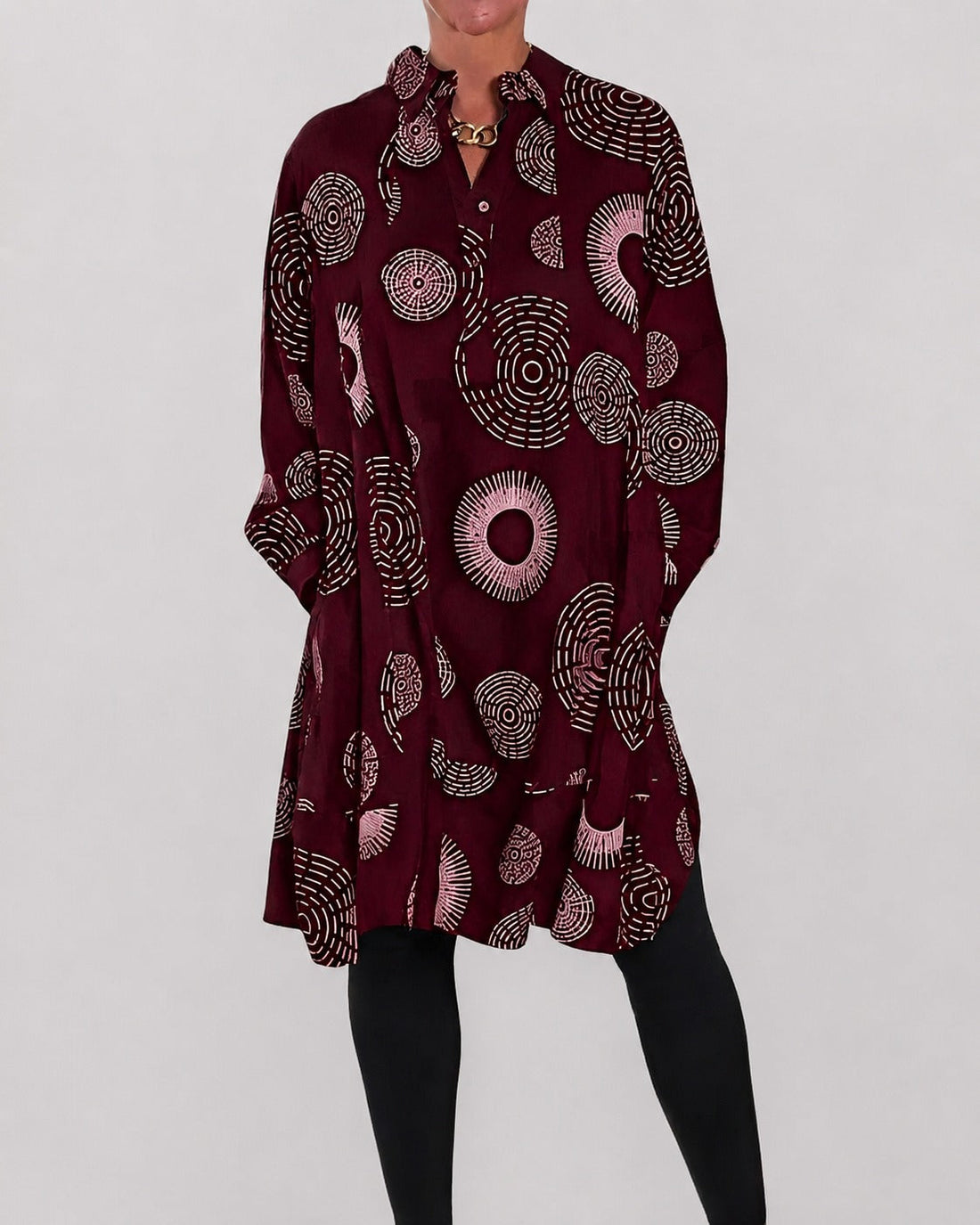Lacie - Komfortables Kleid mit Kragenakzent